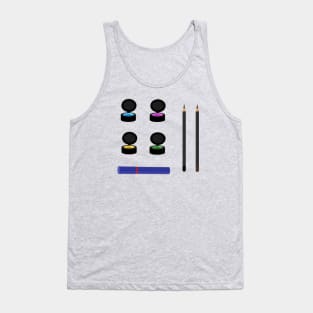 Eye Makeup Set (White) Tank Top